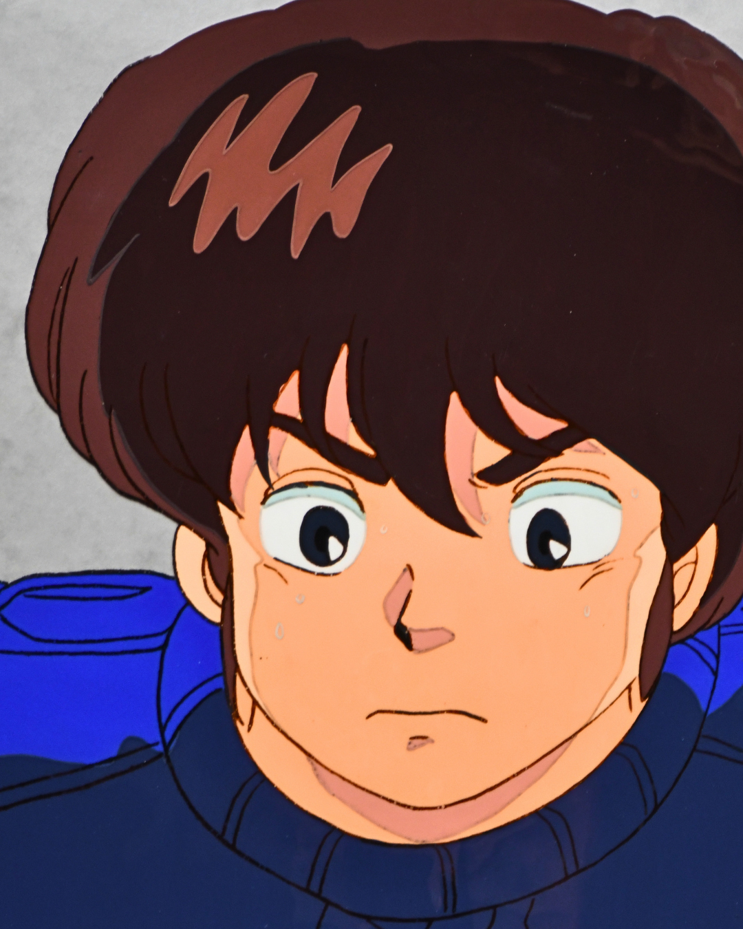 Original animation cel of a young boy from the Mauer collection