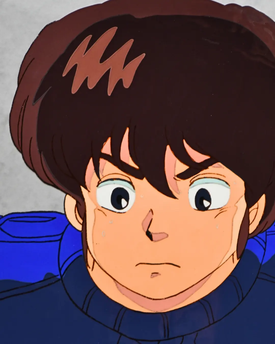 Original animation cel of a young boy from the Mauer collection