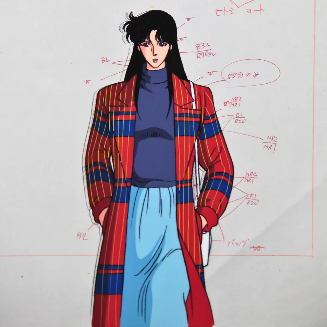 Original Japanese animation character sheet