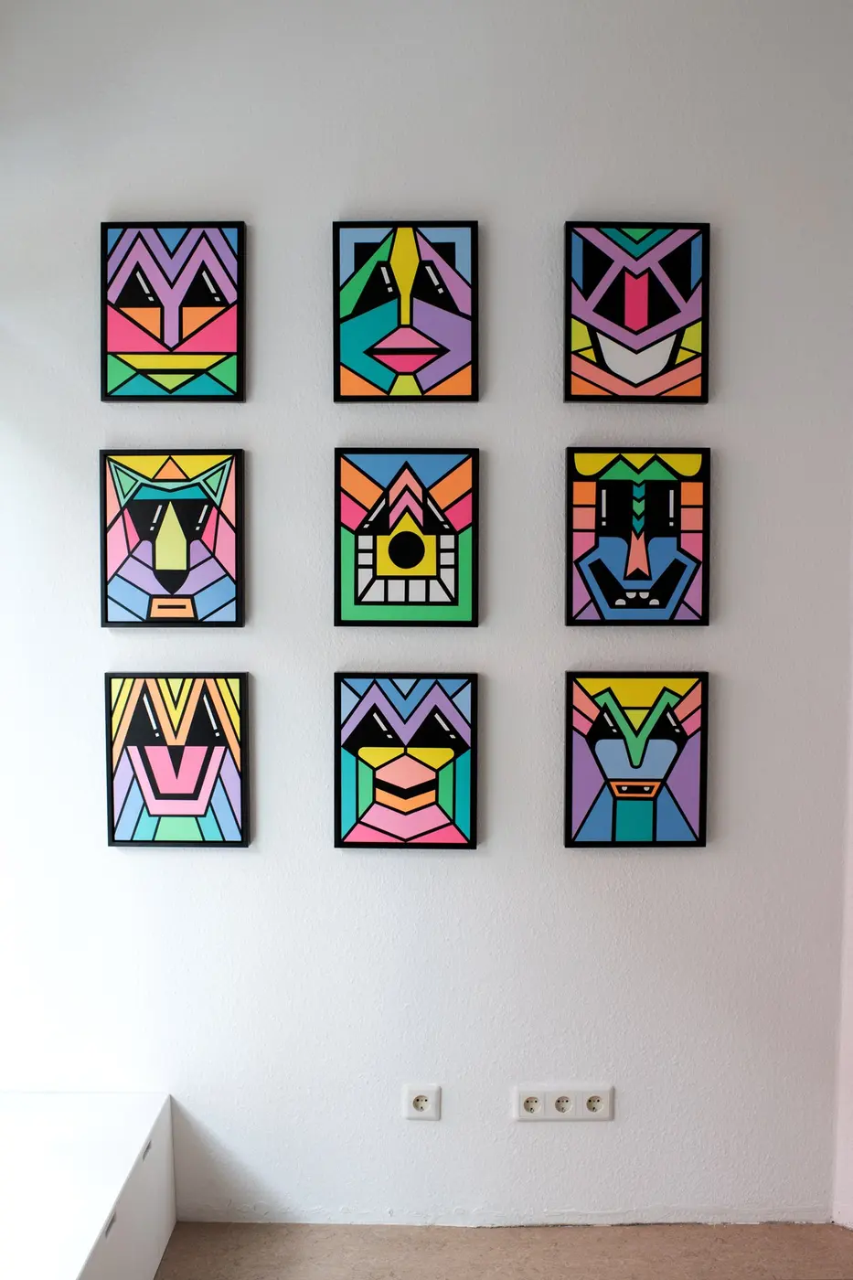 Julia Gaudard / Zusammen II — original artwork and exhibition documentation at Mauer Gallery Berlin