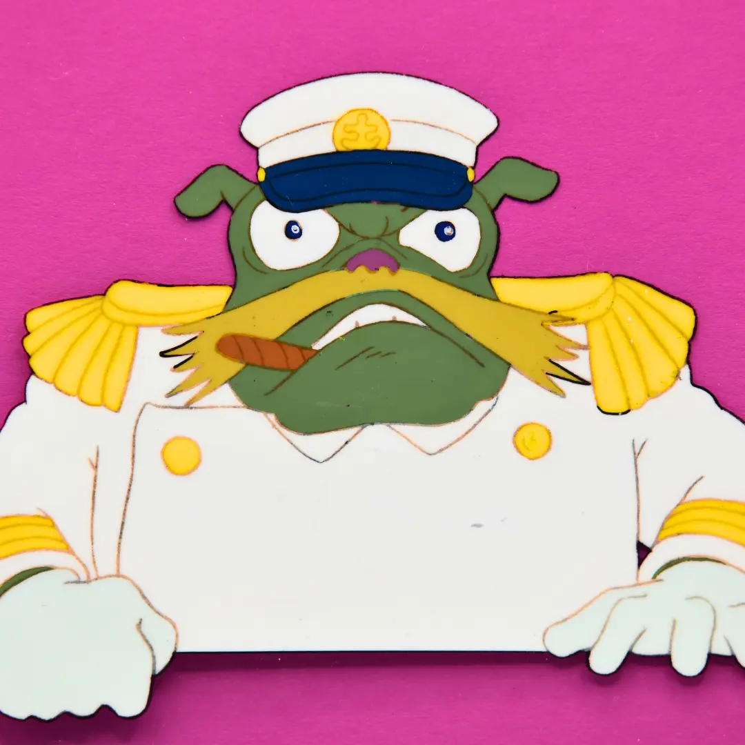 Comedic character cel from the Mauer collection