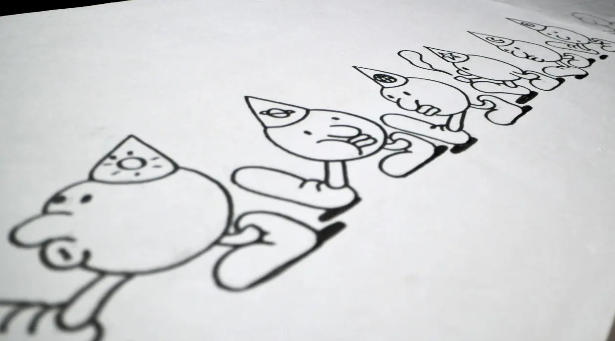 Drawing by Theodoro Autops presented by Mauer Gallery