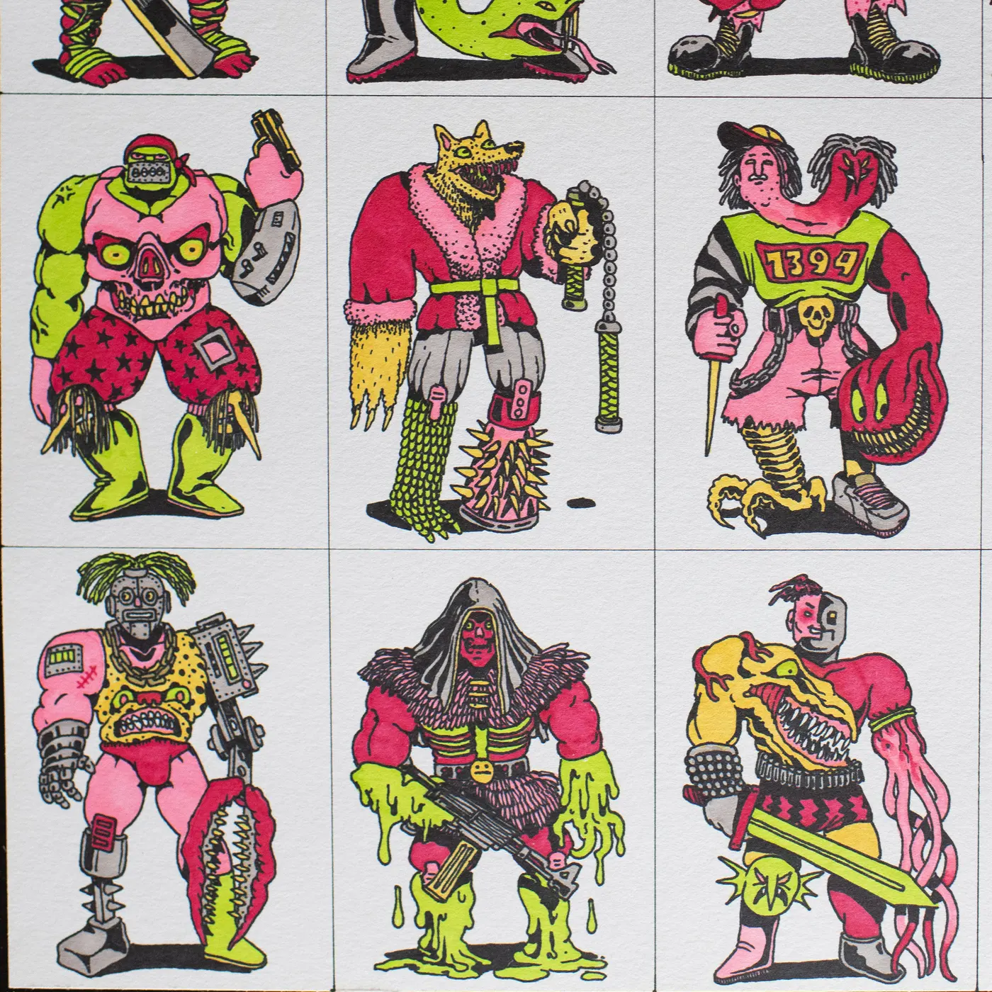 RIOT 1394 Warrior Allstar character study